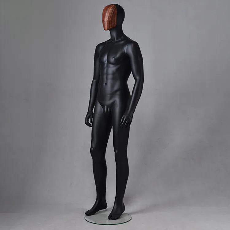 IAN-4 Full body black brazilian mannequin body for window display