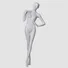 CX-11-10 Lifelike female full body mannequin fashion for wedding dress