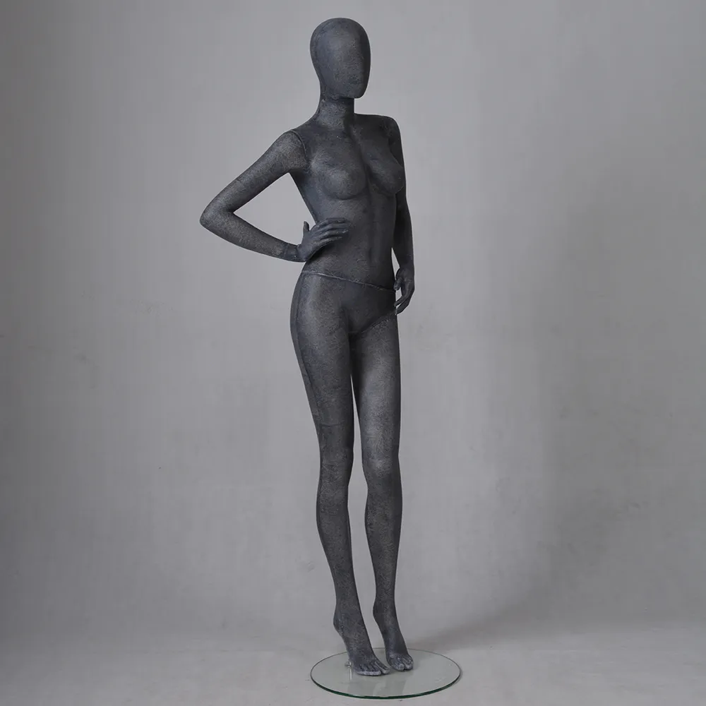 MPF04 Custom lifestyle elegant sexy female black mannequin