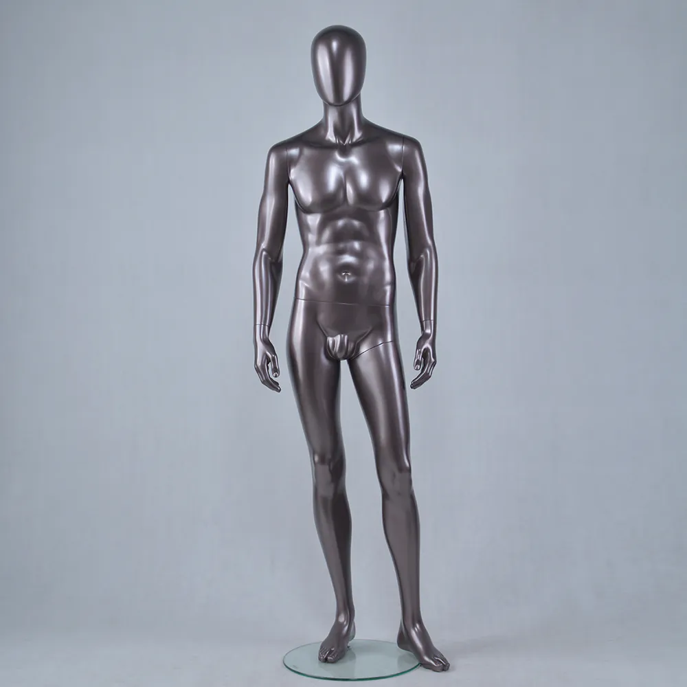 YSM-7 Full body mannequin standing naked male military mannequin