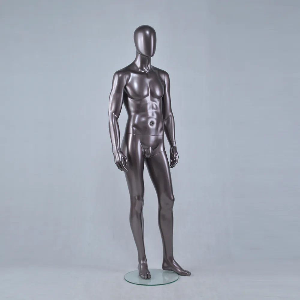 YSM-7 Full body mannequin standing naked male military mannequin
