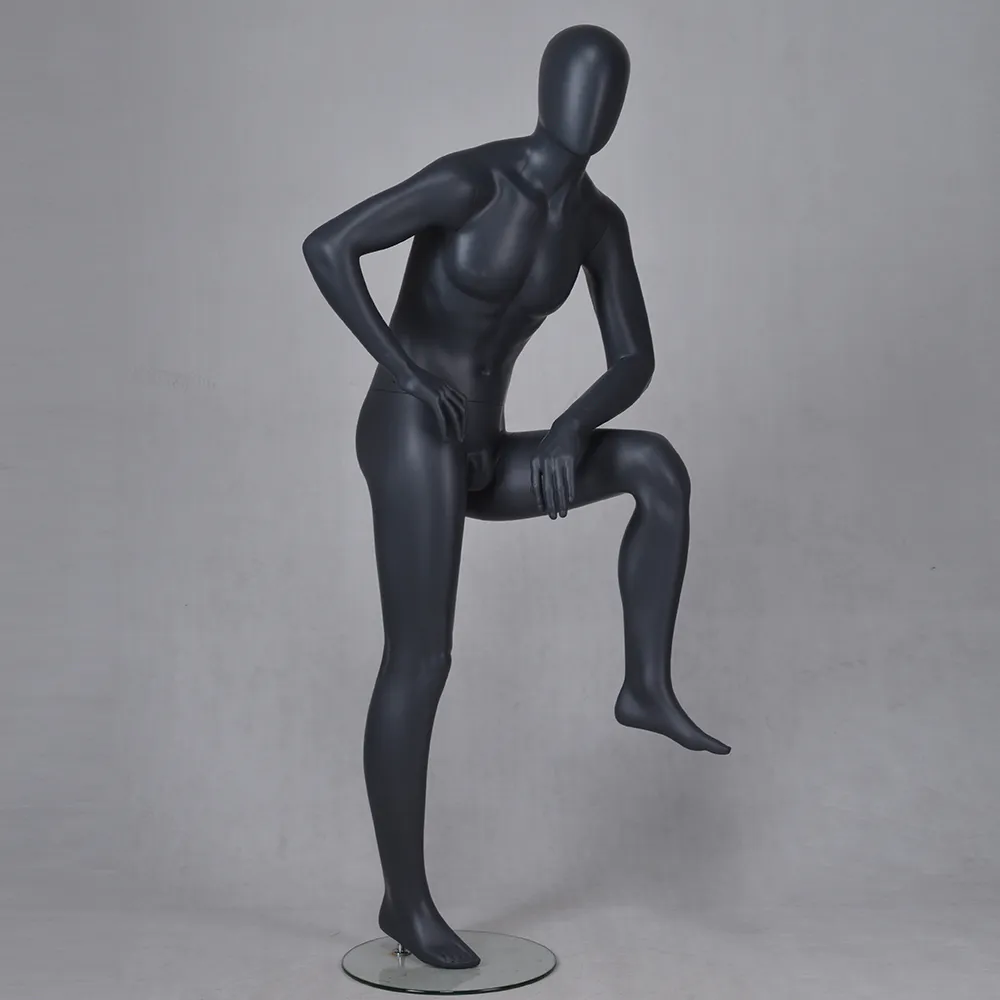 IAN-7 Standing full body high fashion mannequins male with bald head