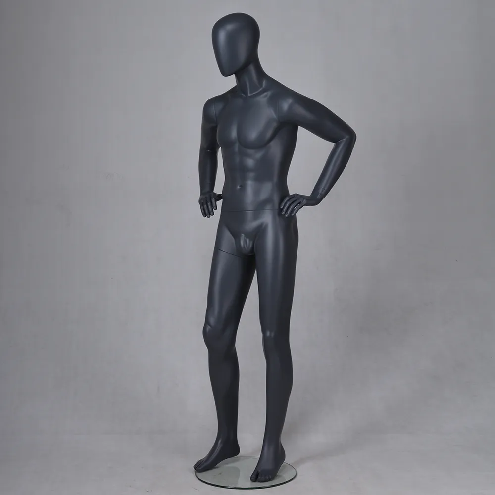 IAN-6 Fiberglass fashion male mannequin full body nude model for shop window