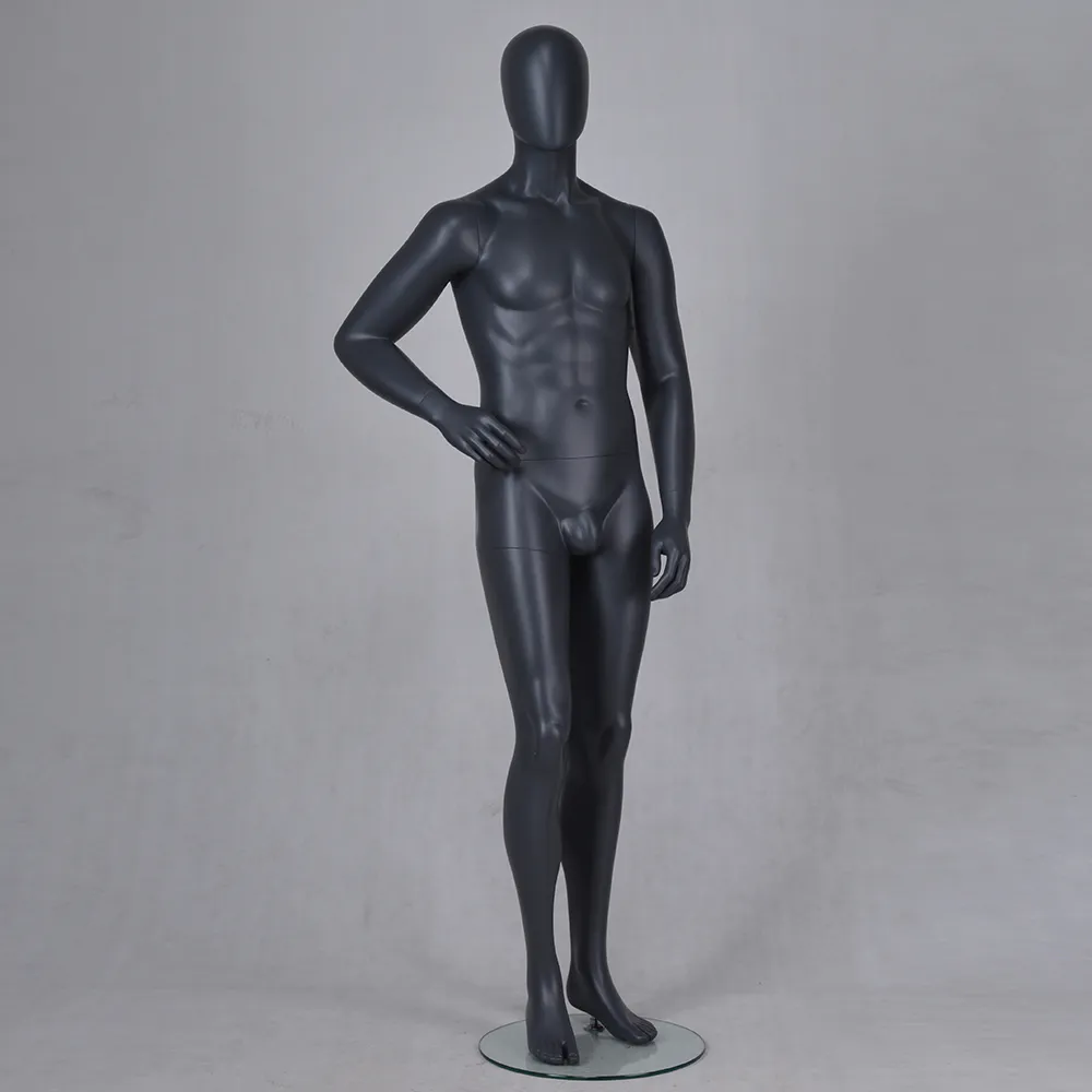 IAN-3 Black abstract male mannequin cloth full body men suit display mannequin