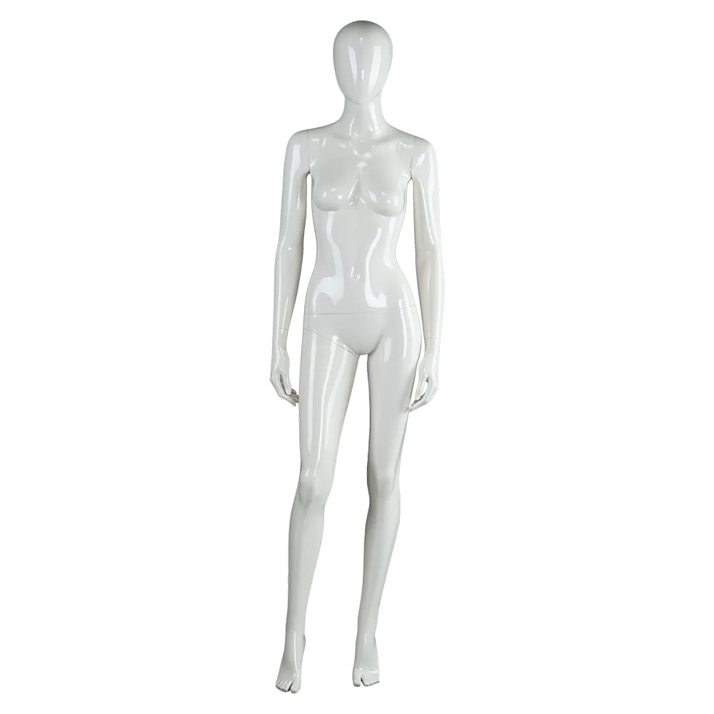 SQF-2 Standing female fiberglass mannequin for window display