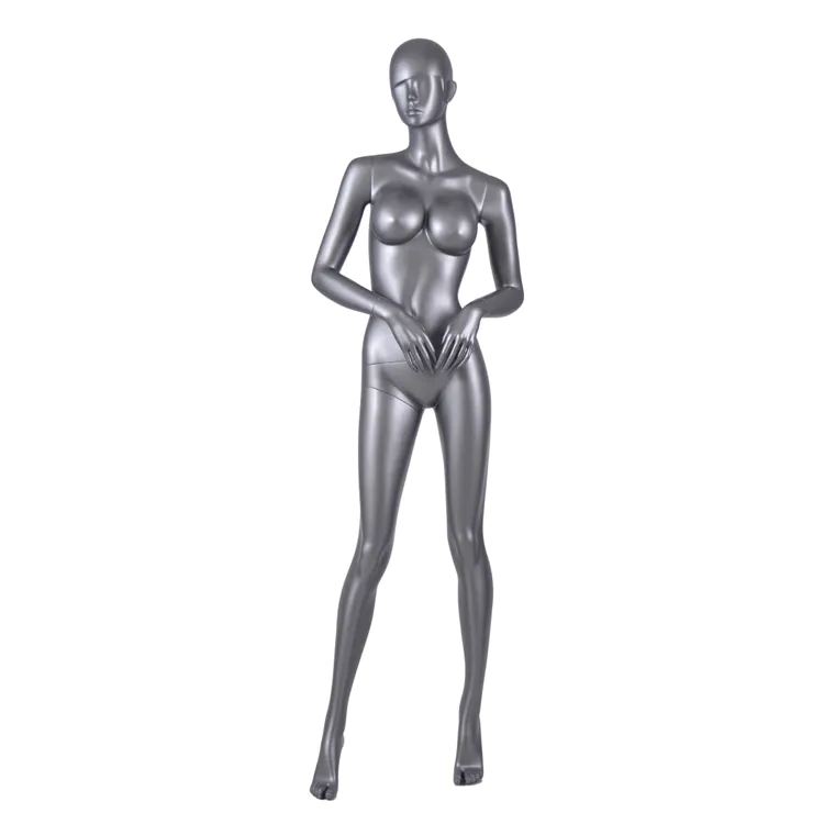 AFF-SRU-A Standing full body black female mannequin realistic women mannequin for display