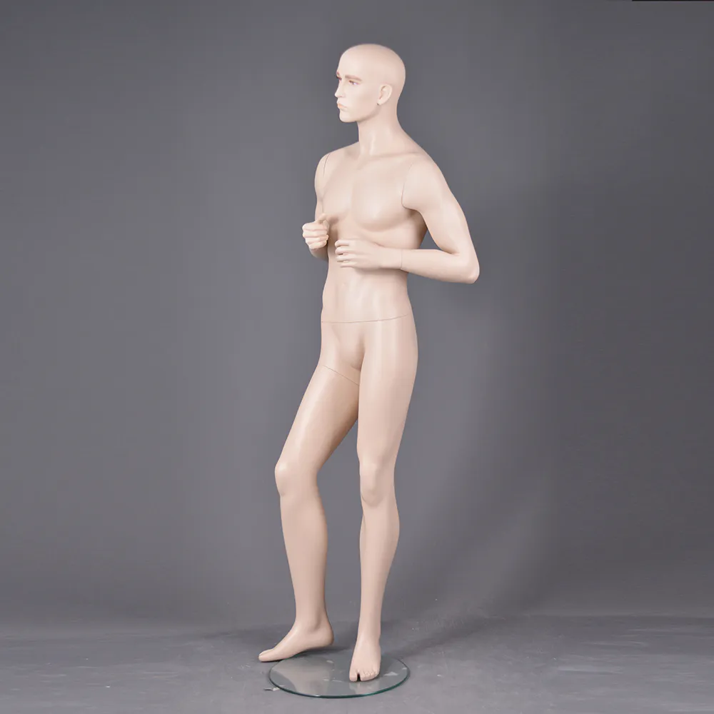 CM-32 Cheap realistic make-up male mannequin with head adjustable