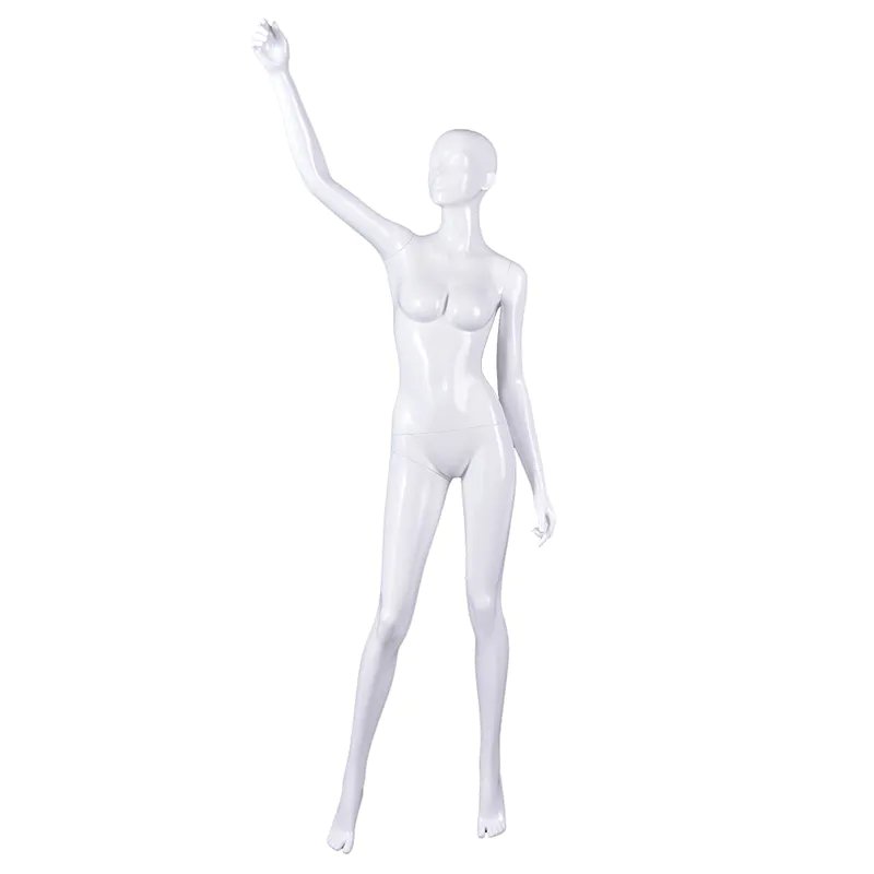 RNF-2 Ssexy full body style female mannequins glossy white ifelike dummy for retail store display
