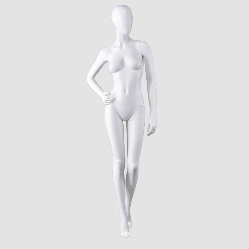 AS-1 fashion full female mannequin plastic white lady mannikin for dresses