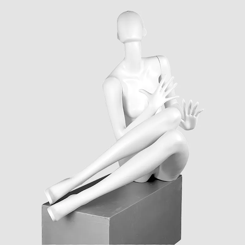 ELF-8 Fashion female sitting mannequin sex girls full size dummy for clothes