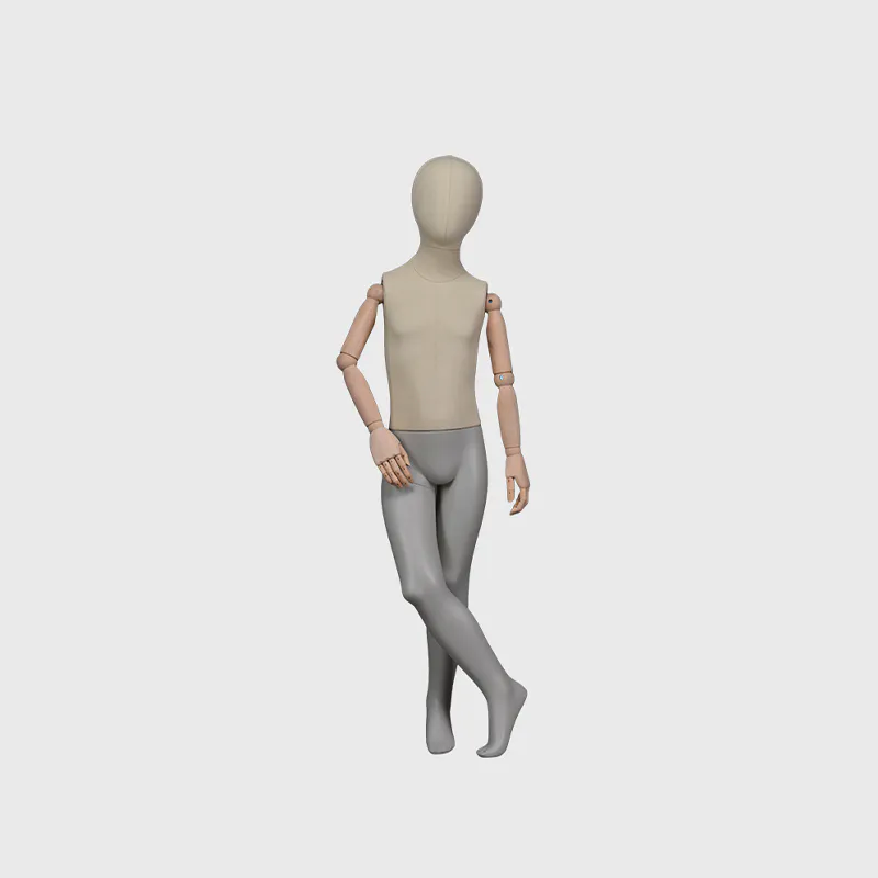 Full body abstract children mannequin child mannequin form