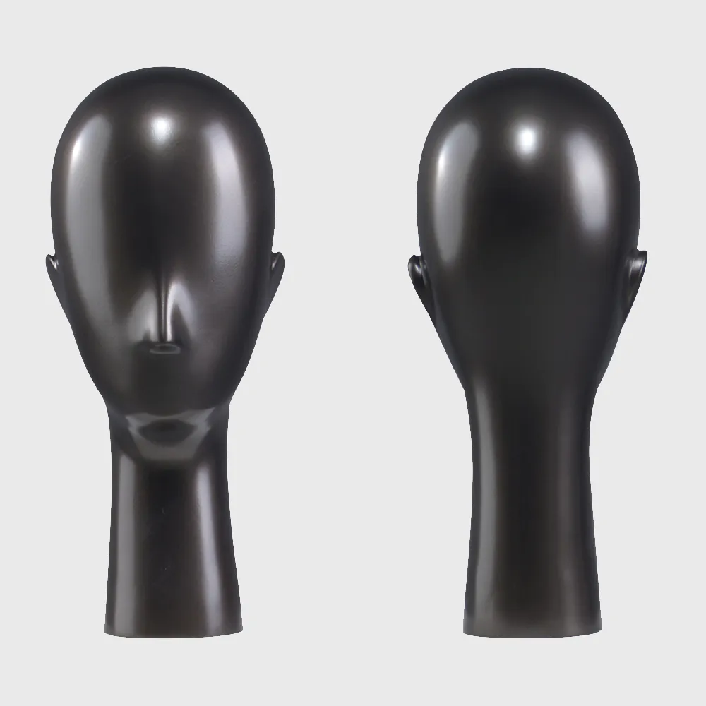 Semi abstract mannequin wigs display mannequin head