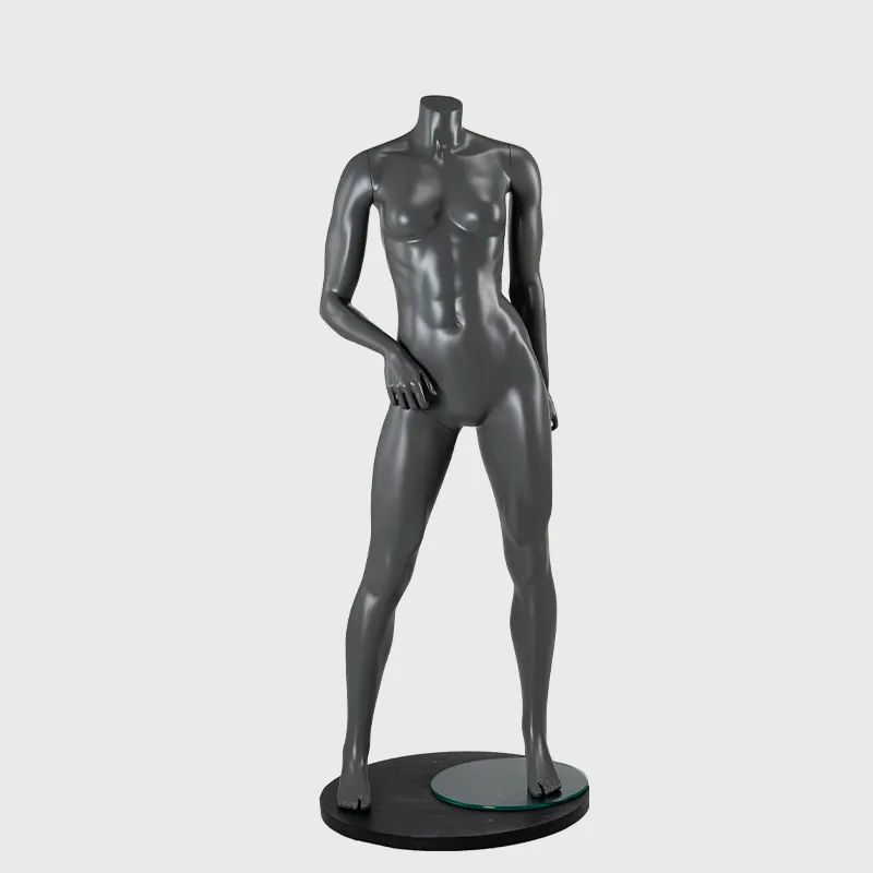 Athletic mannequin sports clothes muscled female mannequin for sale