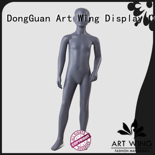 BC-KIDS-F Hot sale black children mannequin full body fiberglass mannequin for child clothes