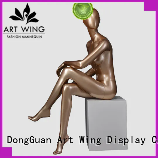 popular vintage female mannequin gold with good price for store